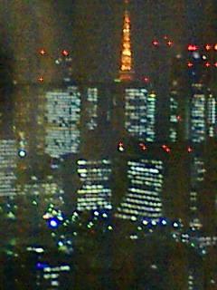聖路加タワーから見た東京タワー