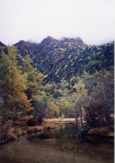 紅葉真っ盛りの上高地