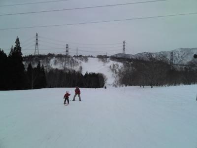 初！かぐらスキー場
