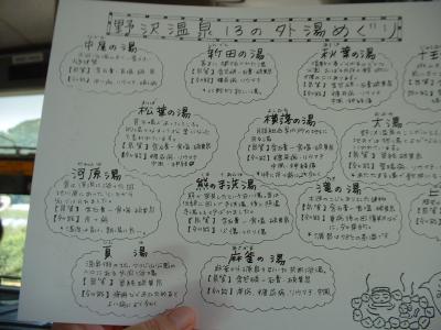 20'5  万座から野沢へ外湯めぐり