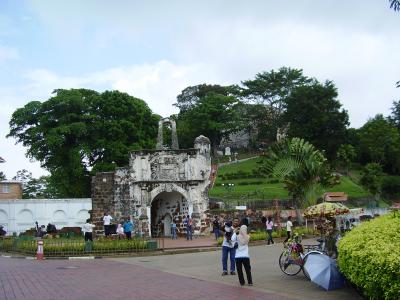 マラッカ　夕日を求めて