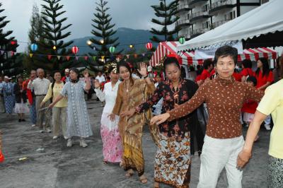 キャメロンハイランドで盆踊り