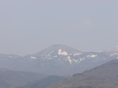 吾妻小富士の雪ウサギ