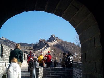 北京と万里の長城