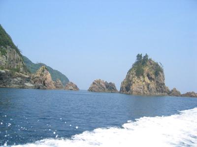山口　青海島　船観光