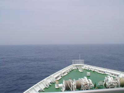 Travel1 - 出発 鑑真号で神戸港~上海へ