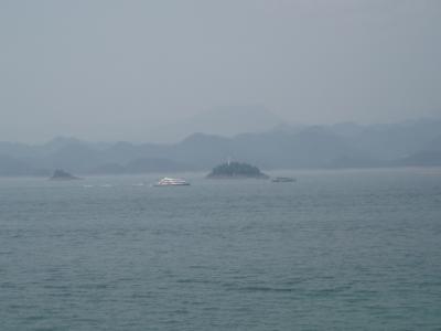 千島湖へスキューバダイビング