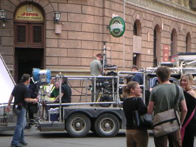 ハリウッド？映画の撮影