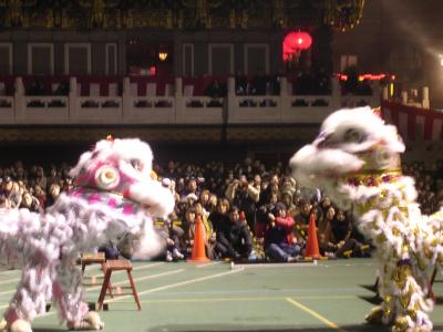 中華街のカウントダウン