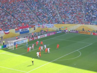 2006ドイツW杯　オランダvsセルビア・モンテネグロの試合をライプチヒで観戦しました