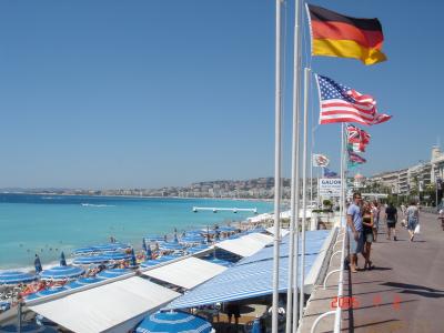 バルセロナを後にして、フランス・ニースへ