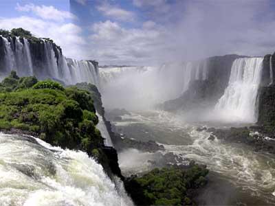 ブラジル側のイグアスの滝に行く