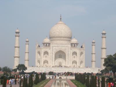 タージマハルとアグラ城