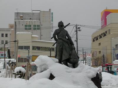 雪の飯盛山