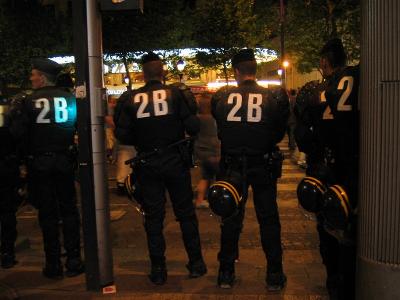 さやか、催涙弾被弾!の巻。