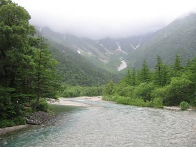 初夏の上高地散策