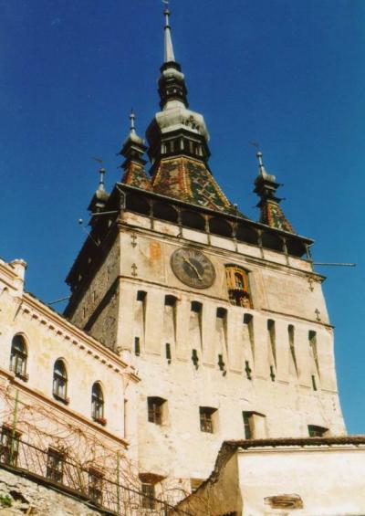 ルーマニア、ドイツ風の町並みが残るシギショアラ