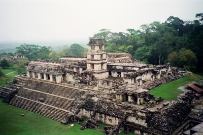 中米旅行　メキシコ　ティオティワカン、パレンケ観光