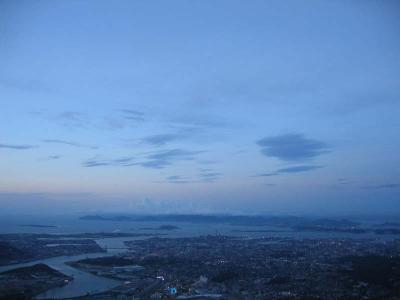 北九州市　八幡の皿倉山