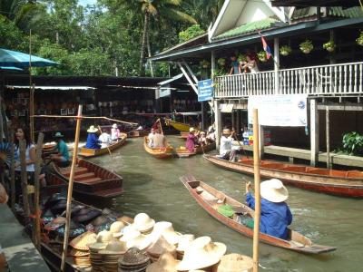 イギリス・フランス・タイの旅~水上マーケット~