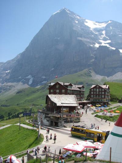 スイスアルプス絶景ハイキングその５２思い出に残る山岳ホテル?シャイデックホテル