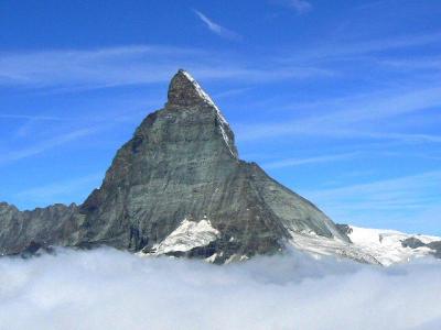 スイス山めぐり【ｙ501】雲海に立つマッターホルン