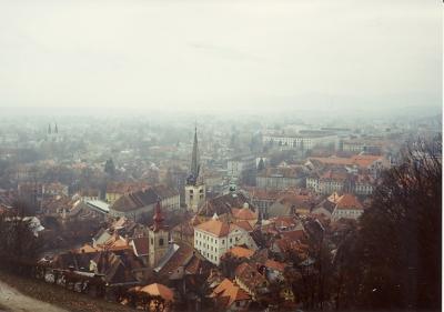 フランクフルト滞在中に訪れたヨーロッパの国。　スロベニアのリュブリャナ。