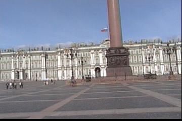 Russian エルミタージュ美術館と運河(2)