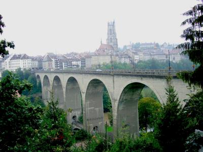 スイス鉄道の旅（フリブール Fribourg）