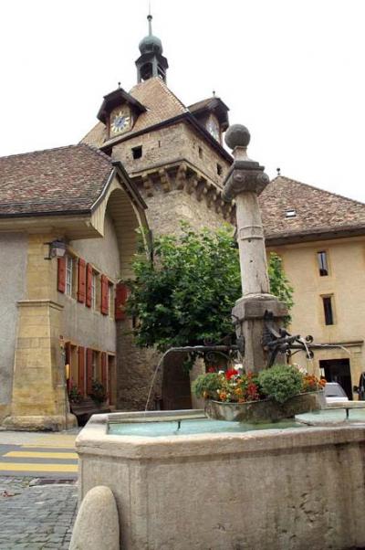 2006年スイスの旅（１６）ロマンモティエ　スイス最古の教会