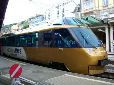 スイス鉄道の旅（ゴールデンパスライン Golden pass line）