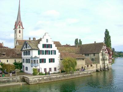 スイス鉄道の旅（シュタイン・アム・ライン Stein am rhein）