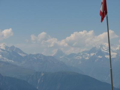 スイスアルプス絶景ハイキングその６５　ベトマーホルンよりの展望