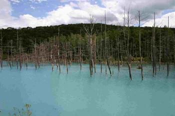 北海道１　～秘密の青い池～