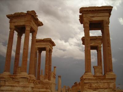 パルミラは５０年ぶりの大雨