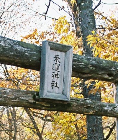 落葉の北海道ドライブ　?⇒⇒⇒…運はやって来ない？