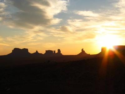 ７日目　モニュメントバレー（サンライズ～日中）