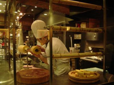 初☆焼たてバームクーヘン