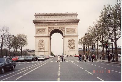 フランクフルト滞在中に訪れたヨーロッパの国。　フランスのパリ。