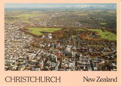 南半球の美しい国ニュージーランドのクライストチャーチ。