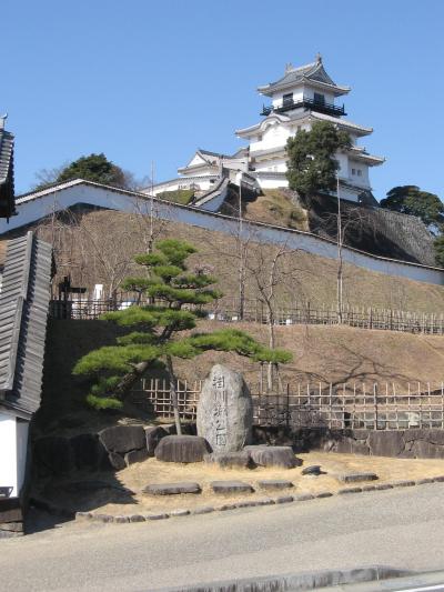 木造の復元天守「掛川城」