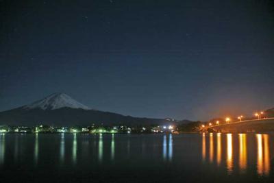 富士山と河口湖