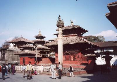 ネパールのカトマンズ市内、ホテル、レストラン。