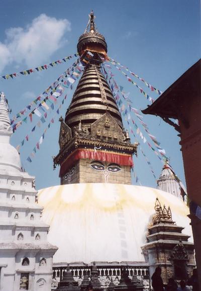 一日ツアーで訪れたカトマンズの郊外。