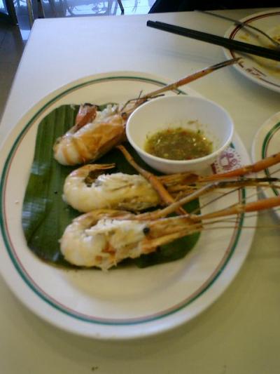 バンコク食べ物とアヤタヤーの象