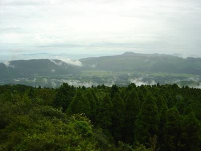 2004.08 肥薩のみち? 雨の阿蘇を登る