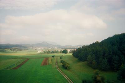ザグレブ～リュブリヤーナ　車中にて