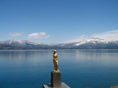 春の田沢湖