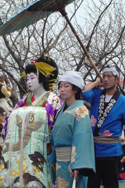 越後の夢道中　「　分水おいらん道中　」　燕市分水