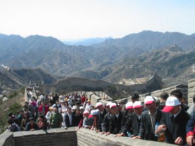 中国・北京と万里の長城
